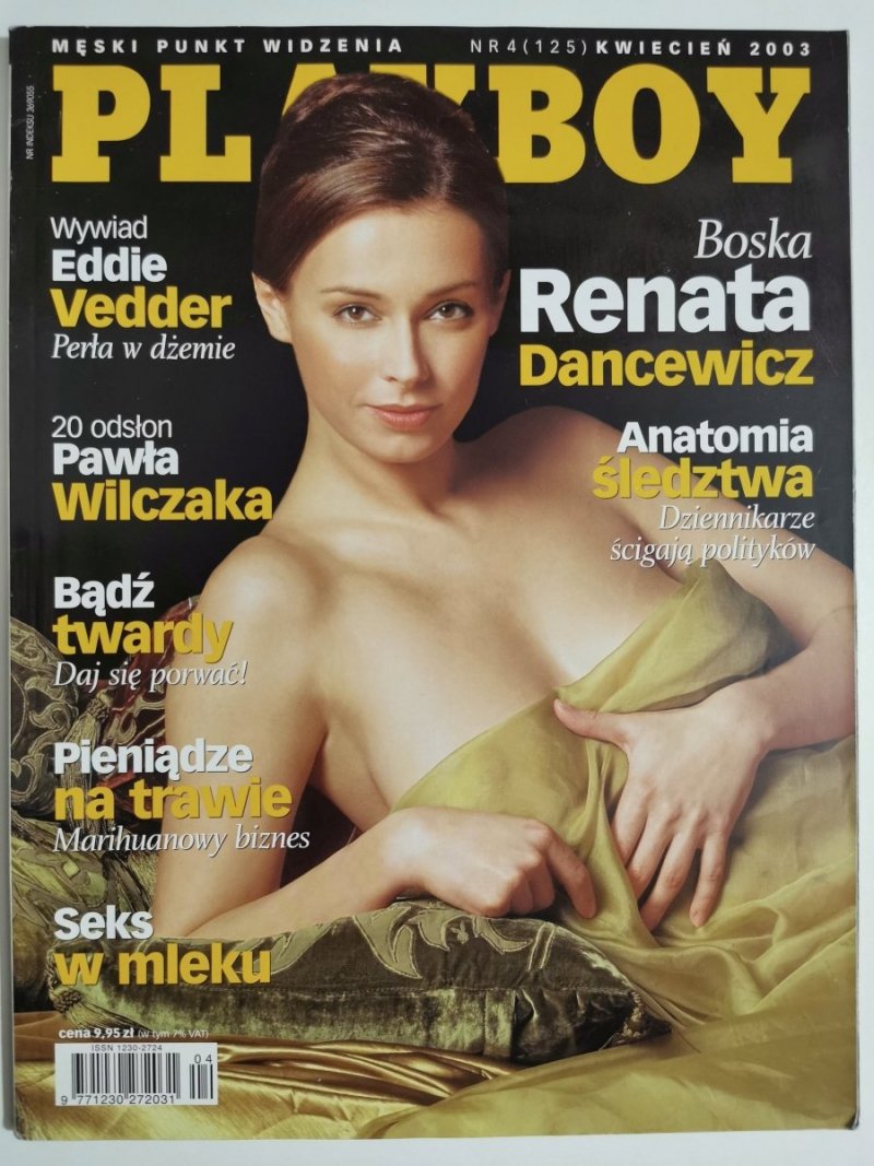 PLAYBOY NR 4 (125) KWIECIEŃ 2003 RENATA DANCEWICZ 