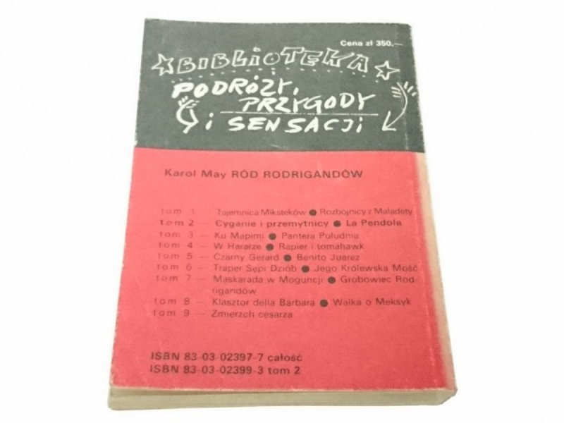 CYGANIE I PRZEMYTNICY. LA PENDOLA - Karol May 1988