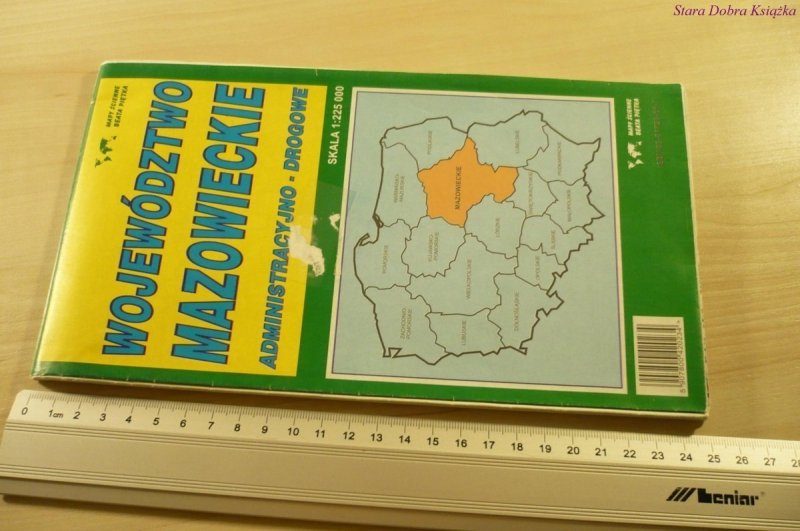 WOJEWÓDZTWO MAZOWIECKIE 1: 225 000