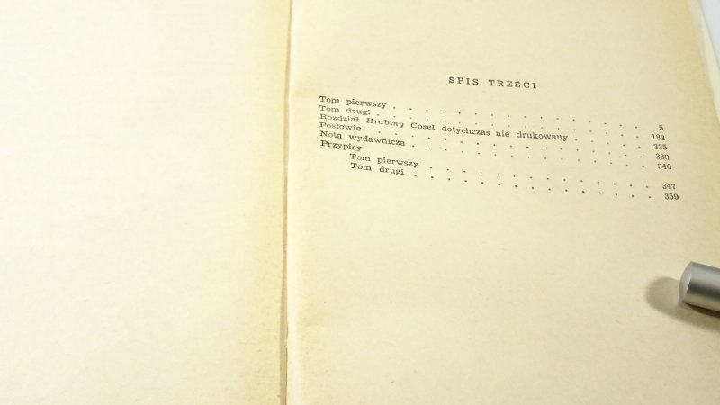 HRABINA COSEL - J. I. Kraszewski 1968