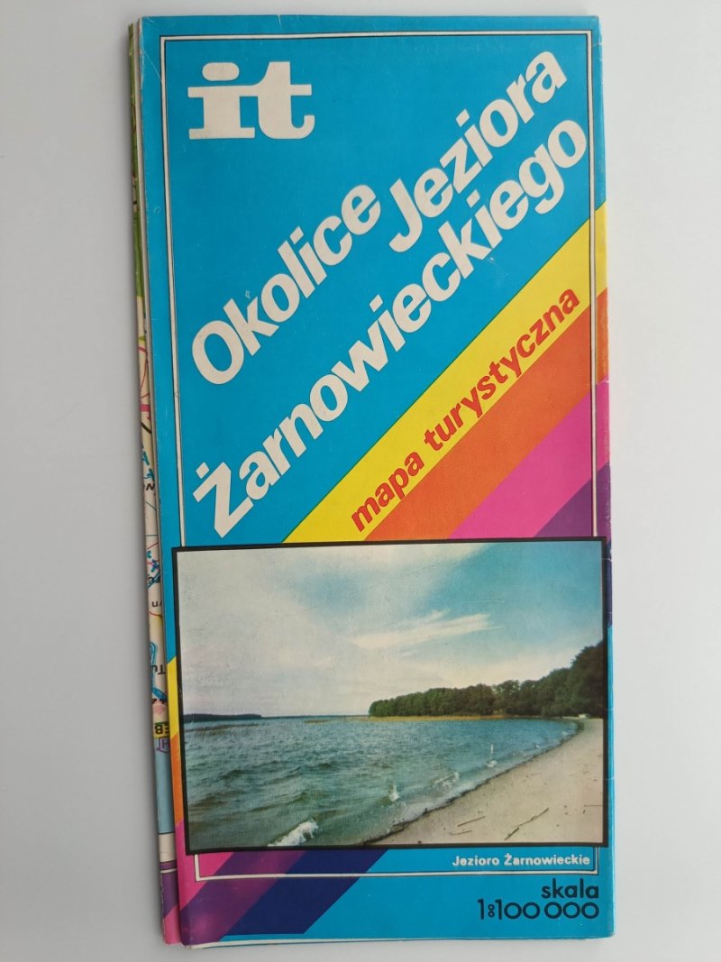 OKOLICE JEZIORA ŻARNOWIECKIEGO 1:100 000
