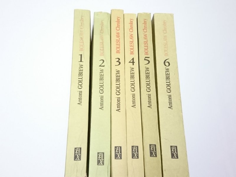 BOLESŁAW CHROBRY TOMY 1-6 - Antoni Gołubiew 1986