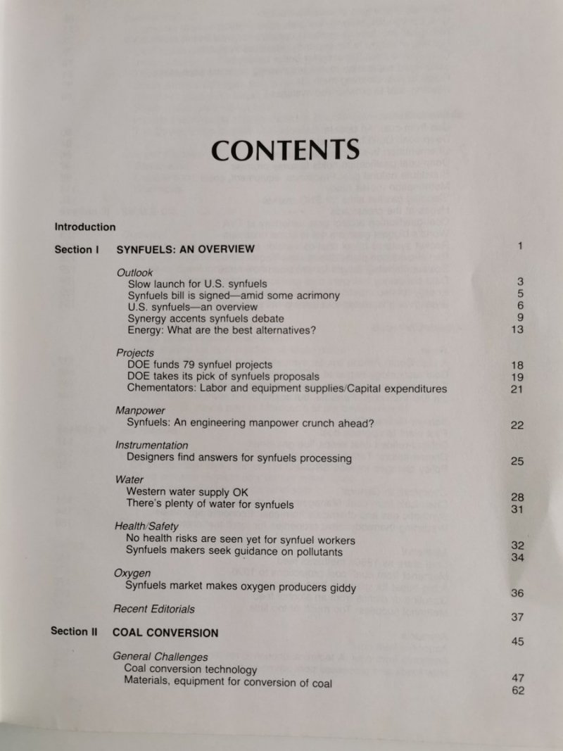 SYNFUELS ENGINEERING. THE TECHNOLOGIES, COSTS AND ISSUES 