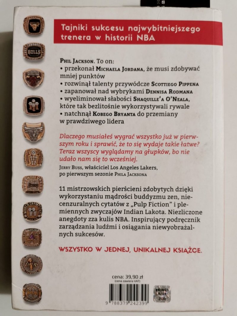 11 PIERŚCIENI - Phil Jackson 