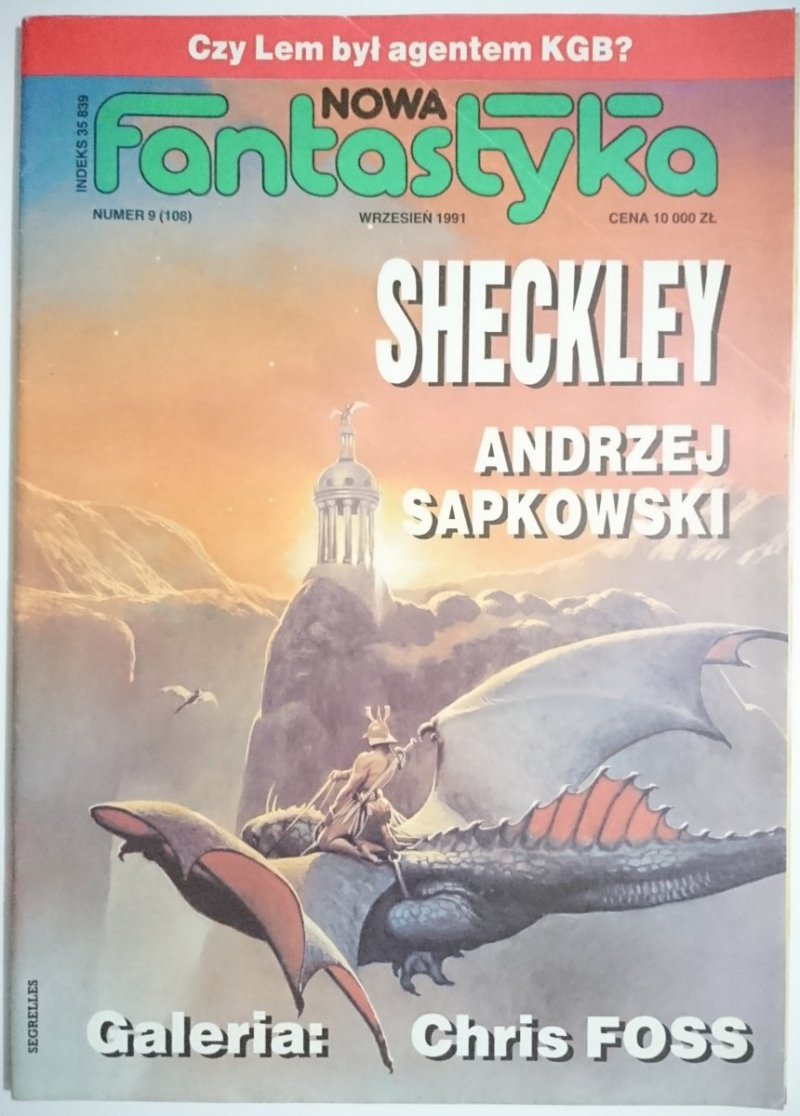 NOWA FANTASTYKA NR 9 (108) WRZESIEŃ 1991