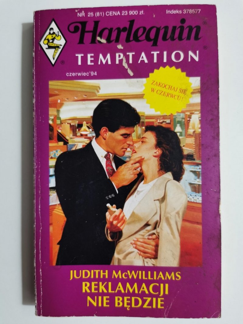 REKLAMACJI NIE BĘDZIE - Judith McWilliams 1994