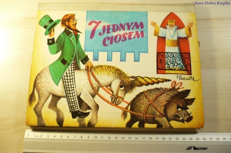 7 JEDNYM CIOSEM. KSIĄŻKA ROZKŁADANKA 1978