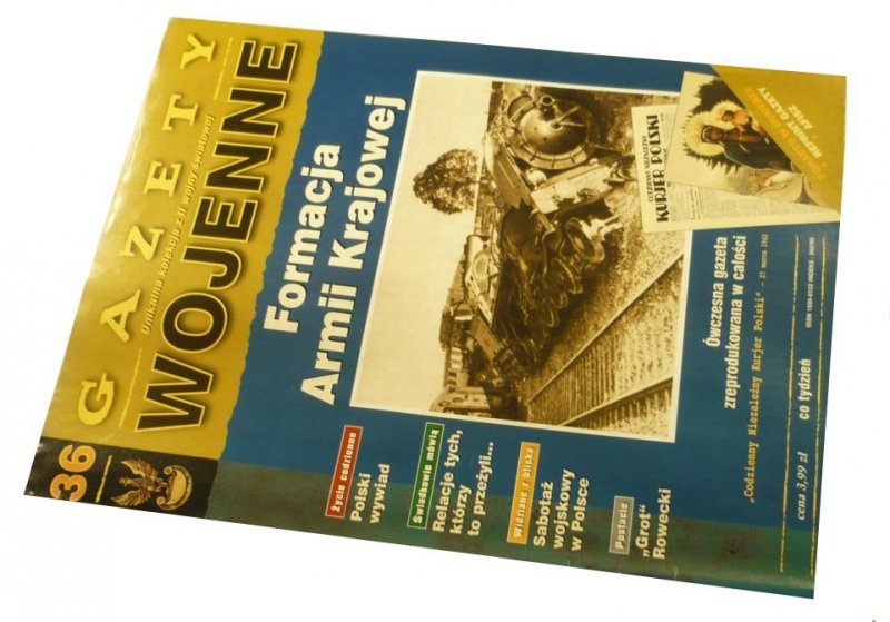 GAZETY WOJENNE 36 FORMACJA ARMII KRAJOWEJ