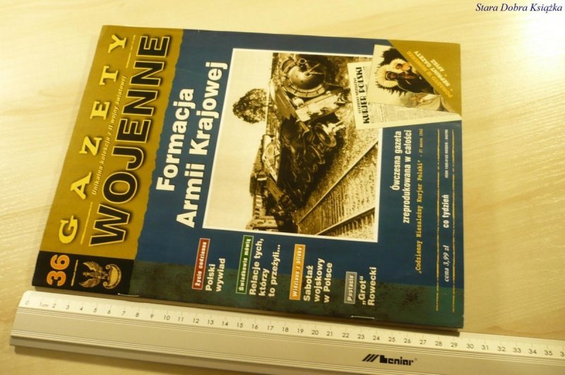 GAZETY WOJENNE 36 FORMACJA ARMII KRAJOWEJ