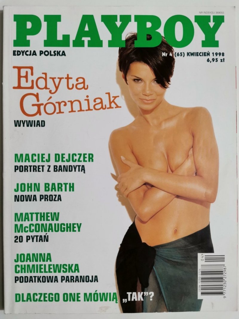 PLAYBOY NR 4 (65) KWIECIEŃ 1998 EDYTA GÓRNIAK 