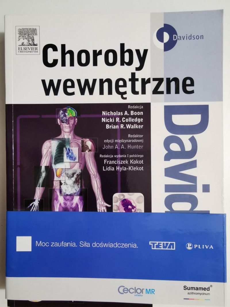 CHOROBY WEWNĘTRZNE DAVIDSONA TOM I 2009