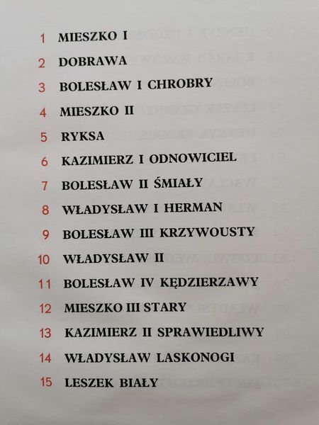 Poczet Królów Polskich wg Jana Matejki