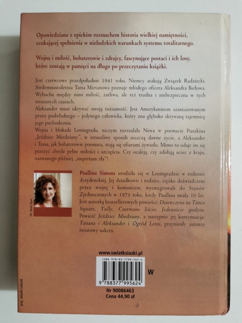 JEŹDZIEC MIEDZIANY - Paullina Simons 2011
