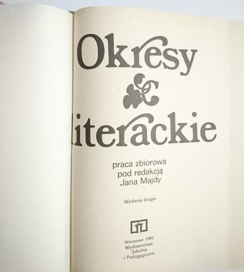 OKRESY LITERACKIE - Red. Jan Majda 1985