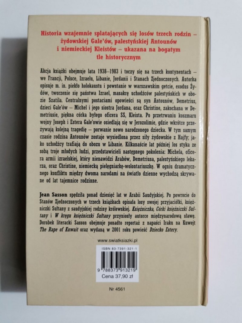 DZIECKO ESTERY - Jean Sasson 