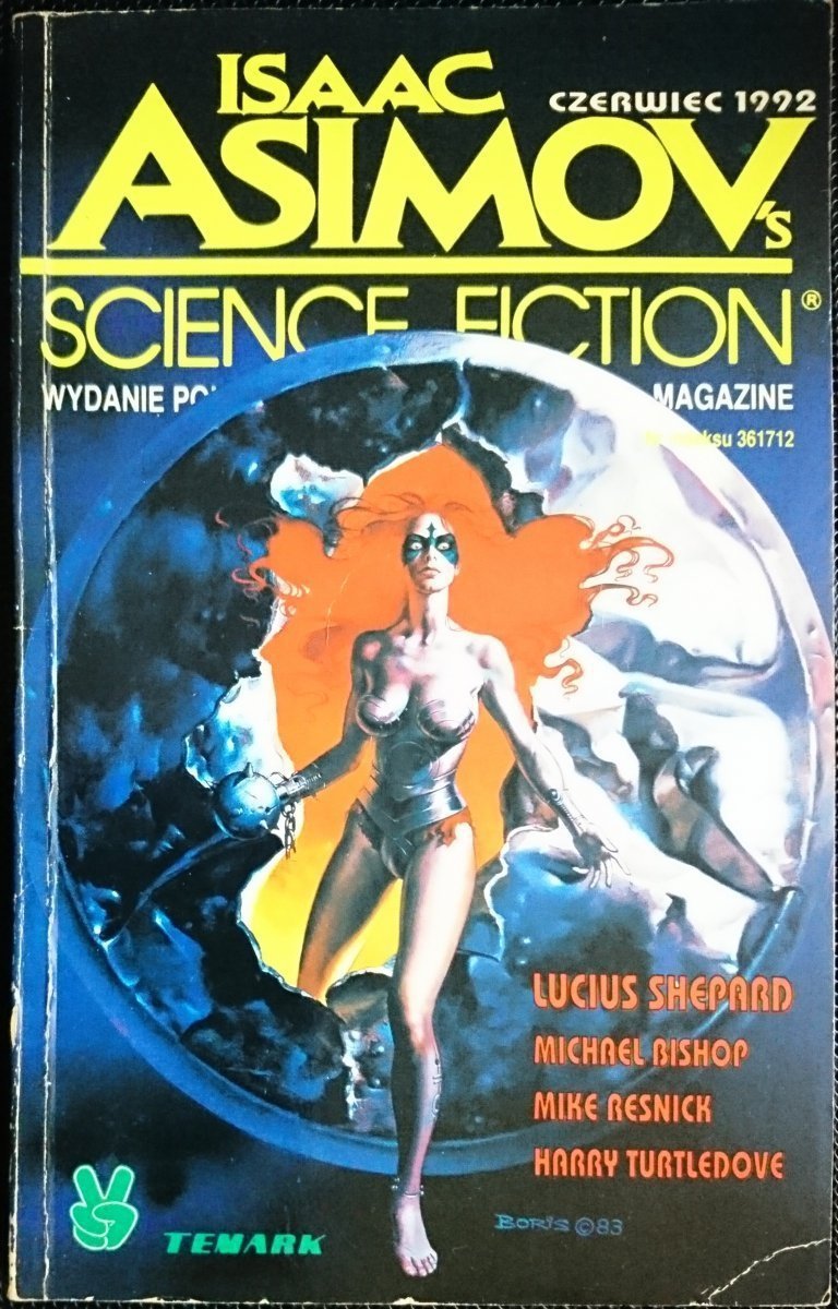 ISAAC' ASIMOV'S SCIENCE FICTION MAGAZINE CZERWIEC 1992