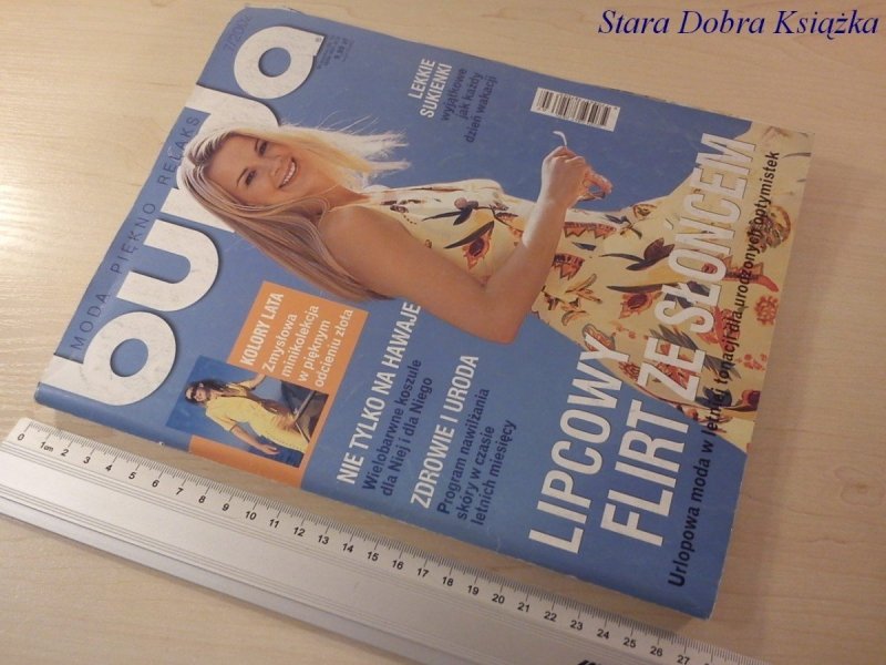BURDA 7/2002 LIPCOWY FLIRT ZE SŁOŃCEM