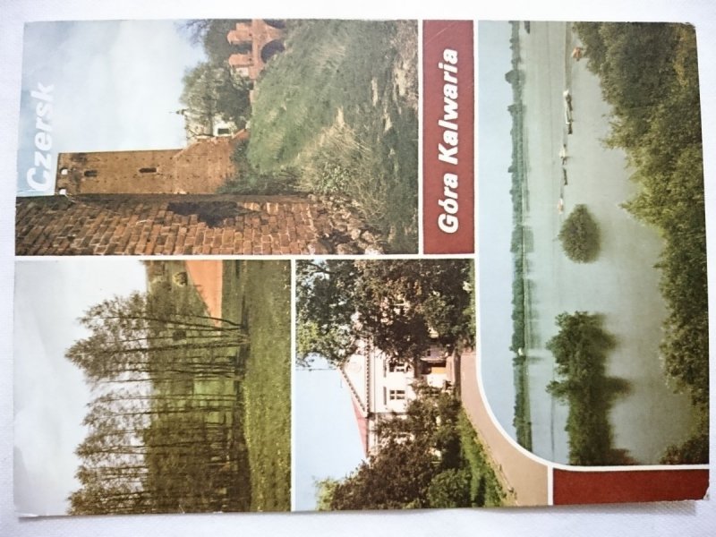 CZERSK, KRAJOBRAZ OKOLIC, RUINY GOTYCKIEGO ZAMKU, KALWARIA FOT. JOHANN I INNI