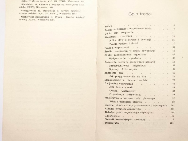 O SZTUCE WYPOCZYNKU - Arwid Hansen 1968