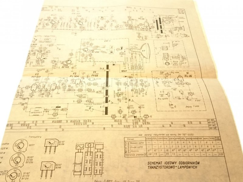 UNITRA. ZESTAW INSTRUKCJA I SCHEMATY