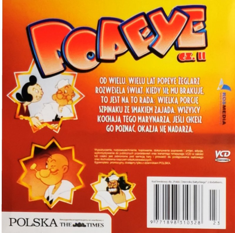 VCD. POPEYE CZ. II