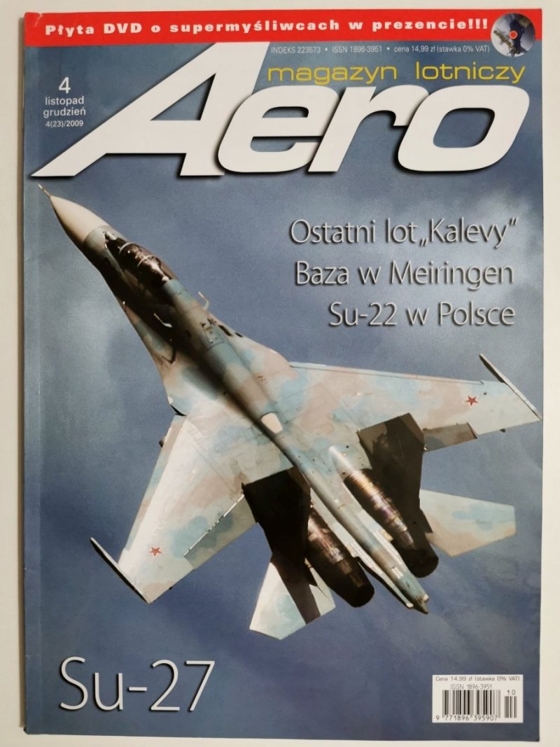 AERO MAGAZYN LOTNICZY NR 4 LISTOPAD GRUDZIEŃ NR 4 (23)/2009