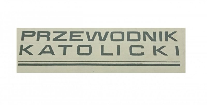 PRZEWODNIK KATOLICKI NR 15 12 IV 1970