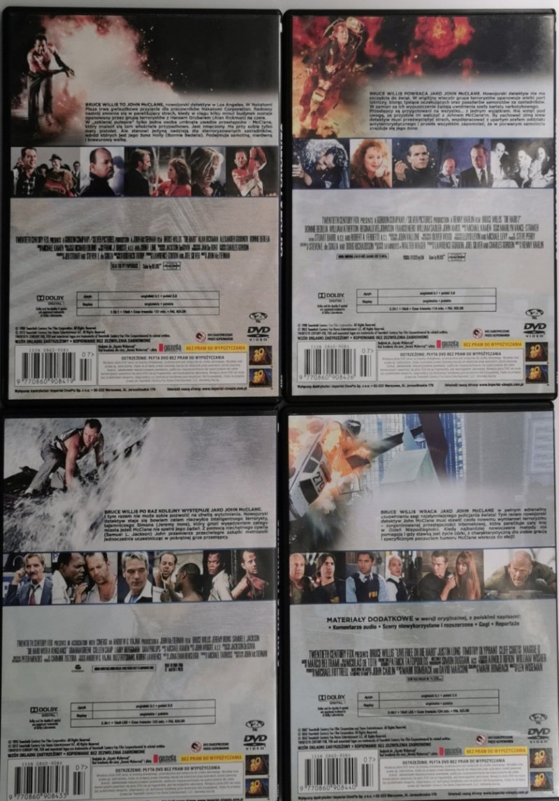 DVD. SZKLANA PUŁAPKA 1-4