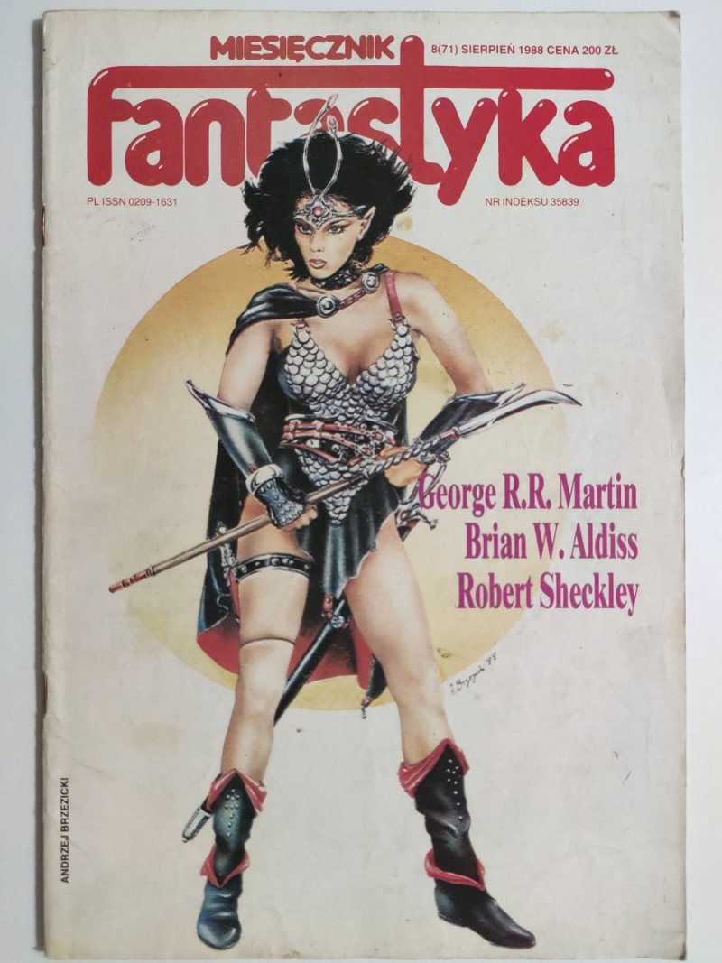 MIESIĘCZNIK FANTASTYKA NR 8 (71) SIERPIEŃ 1988