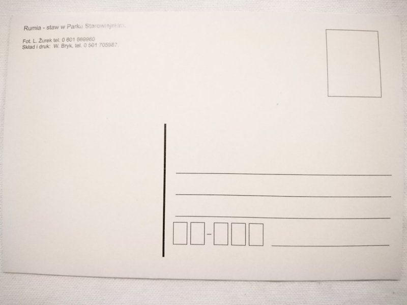 RUMIA. STAW W PARKU STAROWIEJSKIM FOT. L. ŻUREK