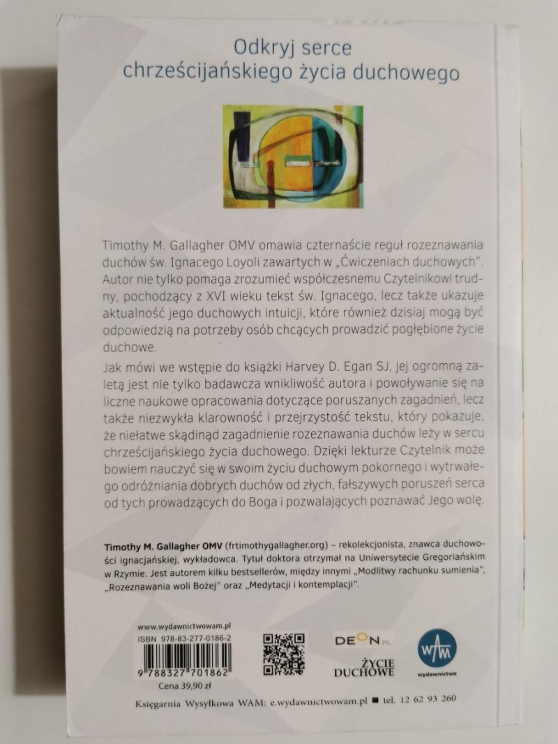 ROZEZNAWANIE DUCHÓW - Timothy M. Gallagher OMV 