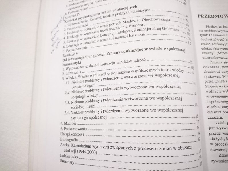 O ZMIANACH W EDUKACJI. KONTEKSTY, ZAGROŻENIA I MOŻLIWOŚCI