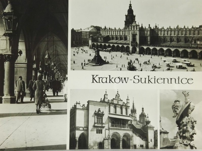 KRAKÓW. SUKIENNICE - KRAMY KUPIECKIE FOT ARCZYŃSKI