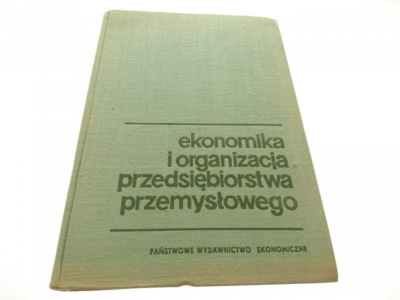 EKONOMIKA I ORGANIZACJA PRZEDSIĘBIORSTWA...1971