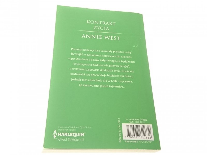 KONTRAKT ŻYCIA - Annie West 2015