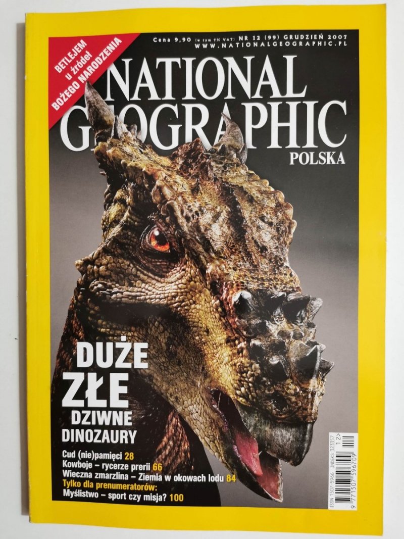 NATIONAL GEOGRAPHIC POLSKA NR 12 (99) GRUDZIEŃ 2007