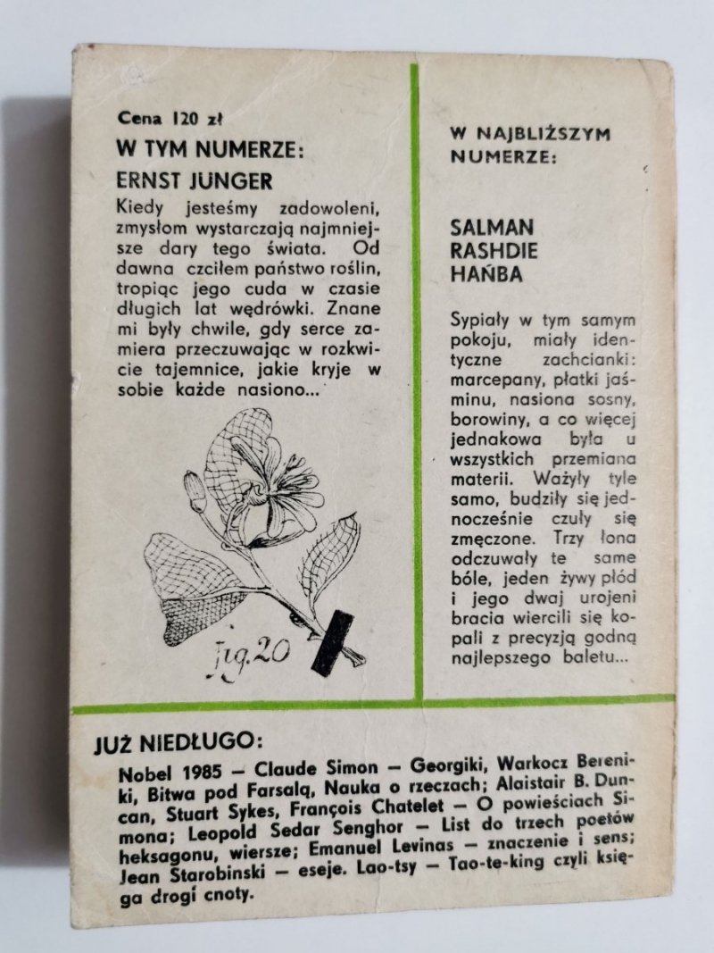 LITERATURA NA ŚWIECIE WRZESIEŃ 1986 NR 9 (182)