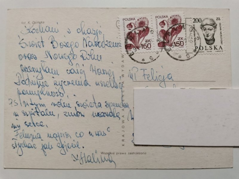KARTKA ŚWIĄTECZNA NR.37 KOMPOZYCJA ŚWIĄTECZNA FOT. K. OSIŃSKA