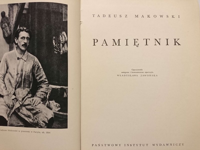 PAMIĘTNIK - Tadeusz Makowski 1961