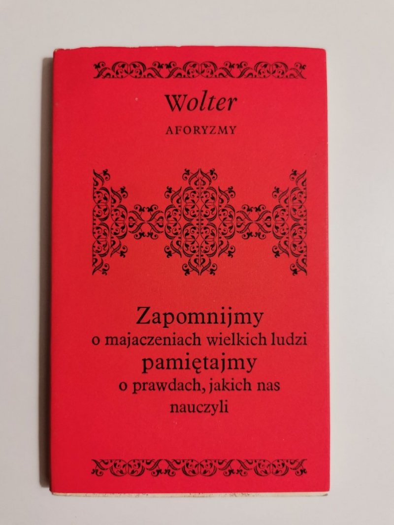 AFORYZMY - Wolter 
