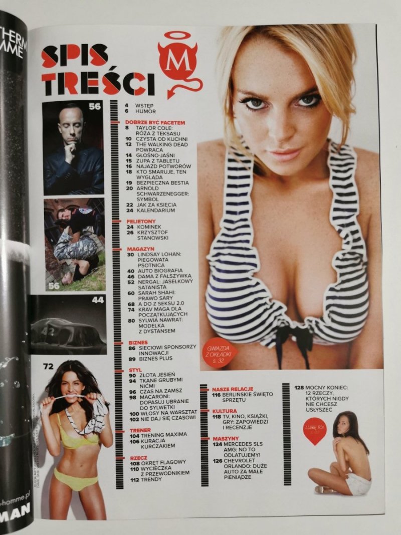 MAXIM NR 8 (09) PAŹDZIERNIK 2012 LINDSAY LOHAN