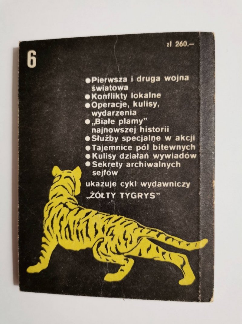 ŻÓŁTY TYGRYS: ANDREAS HOFER NADAJE - Zygmunt Zonik 1989