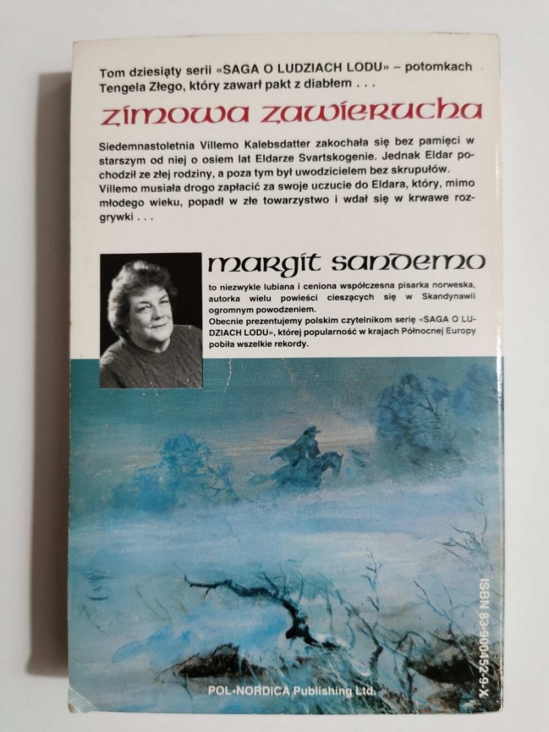 SAGA O LUDZIACH LODU TOM 10 Margit Sandemo 1993