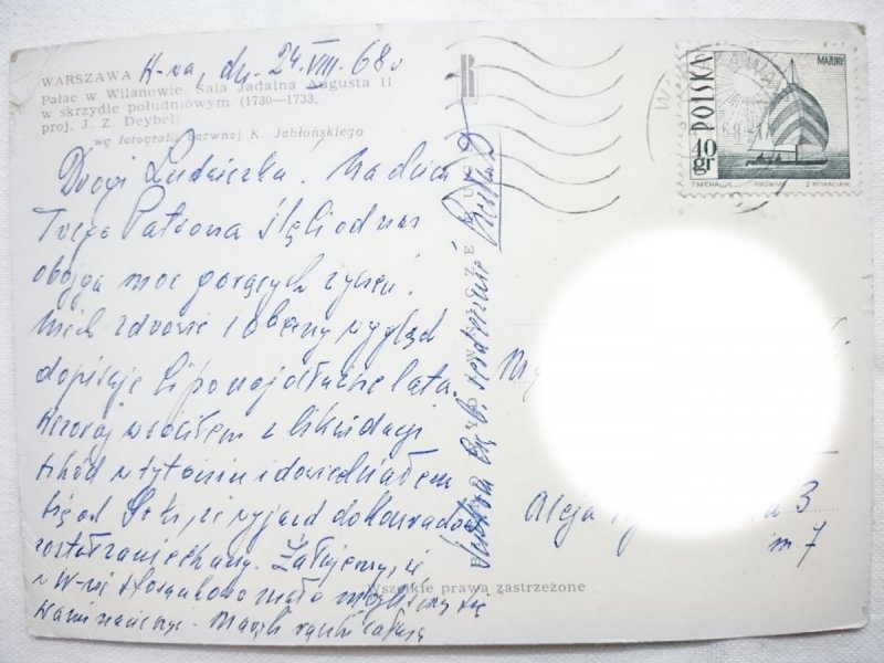 WARSZAWA. PAŁAC W WILANOWIE, SALA JADALNA FOT. JABŁOŃSKI