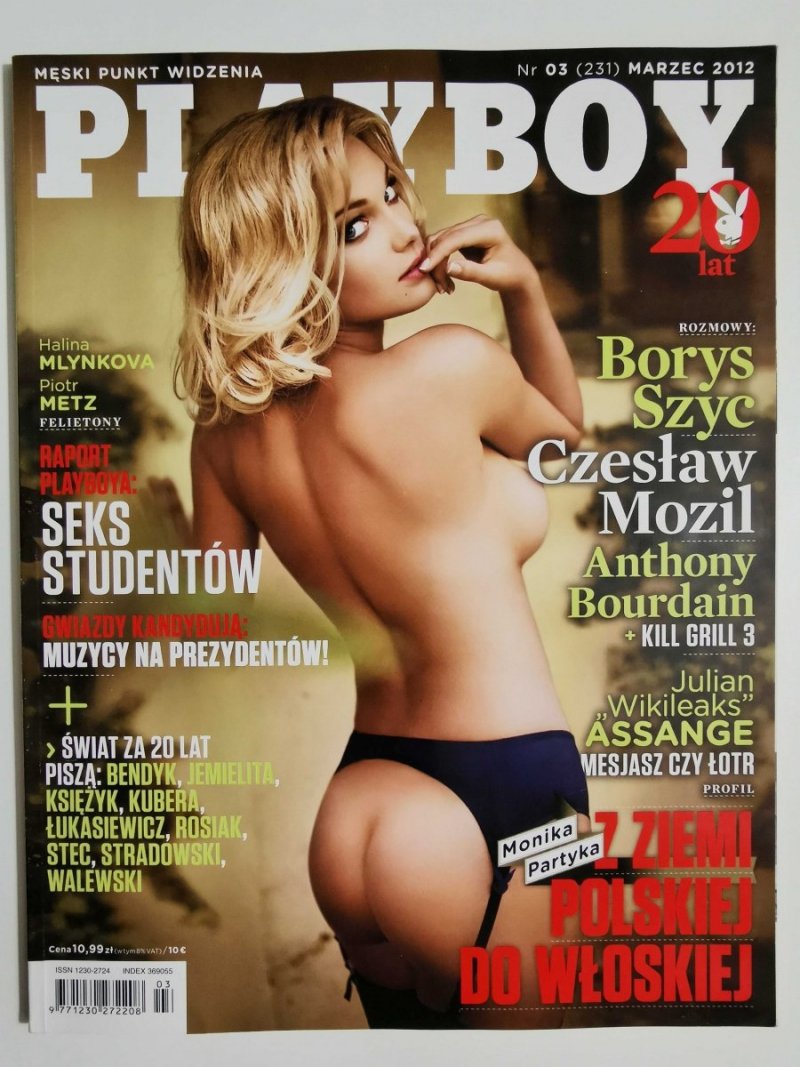 PLAYBOY NR 03 (231) MARZEC 2012 MONIKA PARTYKA 