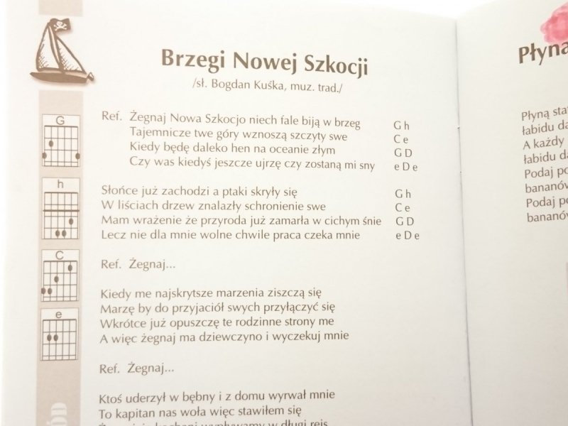 ŚPIEWNIK SPIS TREŚCI