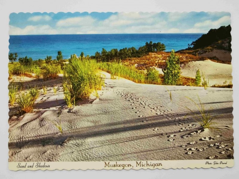 MUSKEGON, MICHIGAN. SAND AND SHADOWS