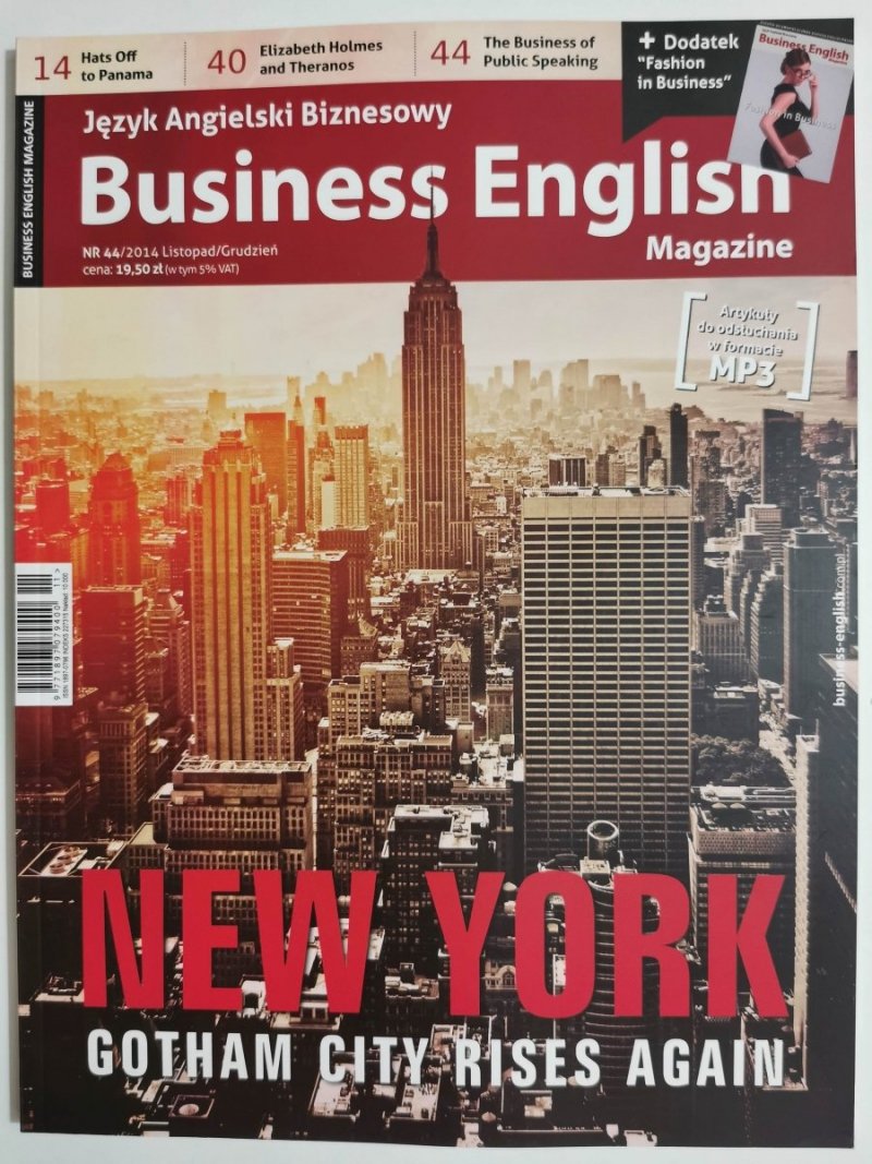 BUSINESS ENGLISH MAGAZINE NR 44/2014 LISTOPAD/GRUDZIEŃ
