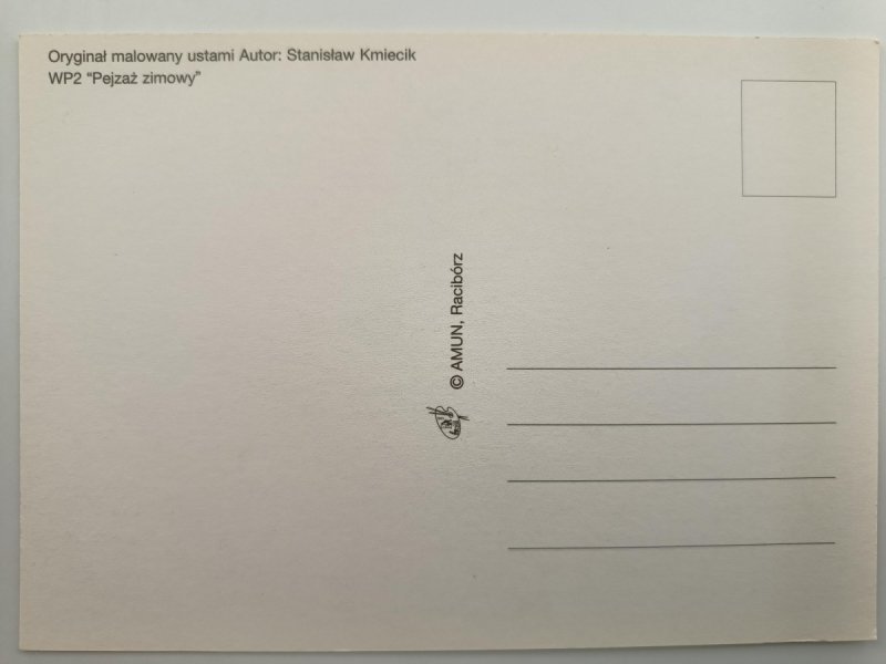 PEJZAŻ ZIMOWY S. KMIECIK