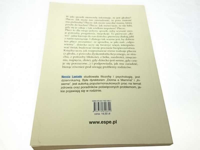 KIEDY DZIECKO PŁACZE - Nessia Laniado 2007
